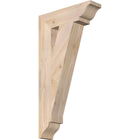 Ekena Millwork Traditional Traditional Smooth Bracket, Douglas Fir, 3 1/2"W x 14"D x 26"H BKT04X14X26TRA01SDF